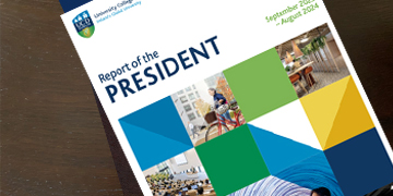 UCD Report of the President, 1 September 2023 - 31 August 2024.