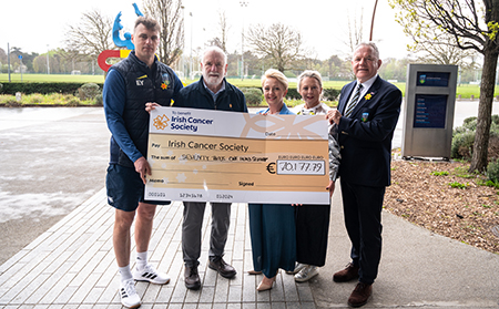 Over &euro;70,000 raised by UCD Rugby Football Club for Irish Cancer Society