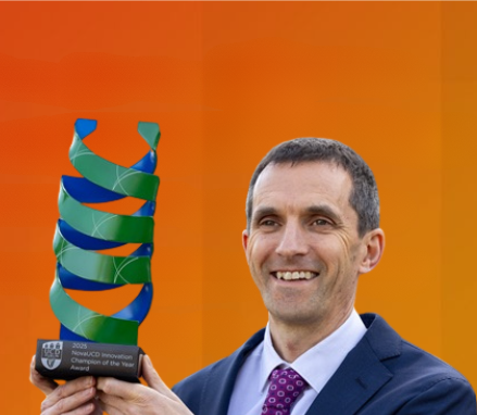 Congratulations to Professor Kevin O\'Connor, Green Innovator and Entrepreneur, who received the 2025 NovaUCD Innovation Champion of the Year Award